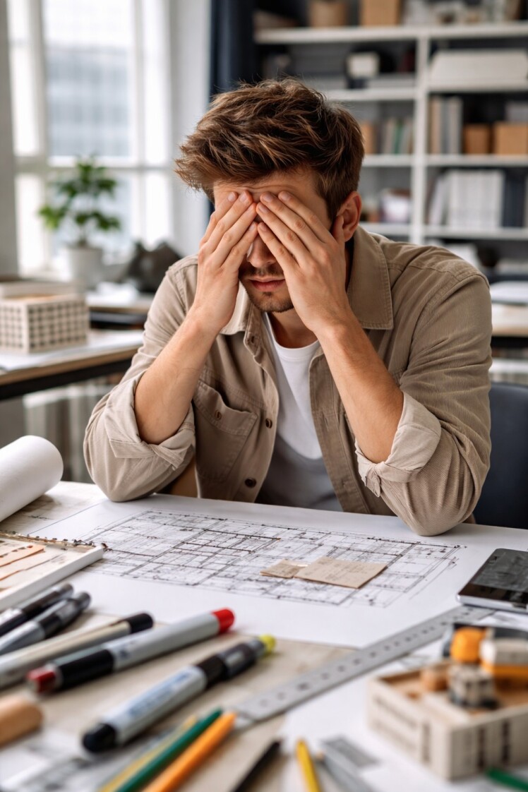 7 اشتباه مرگبار در اسکیس کنکور ارشد که نمره شما را بدون اینکه بفهمید کم میکند