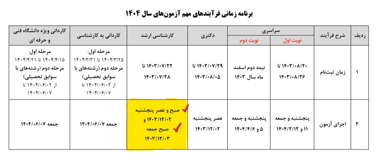 تاریخ برگزاری آزمون اسکیس 1404 چه زمانی است؟